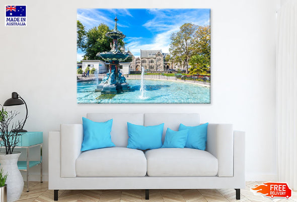 Botanic Gardens in Christchurch Print 100% Australian Made Stretched Canvas Ready to Hang - 1533