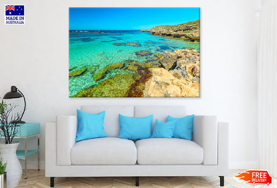 Rottnest Island Sea View Photograph Print 100% Australian Made Stretched Canvas Ready to Hang - 1438