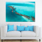 Tangalooma Wrecks Moreton Island Print 100% Australian Made Stretched Canvas Ready to Hang - 1443