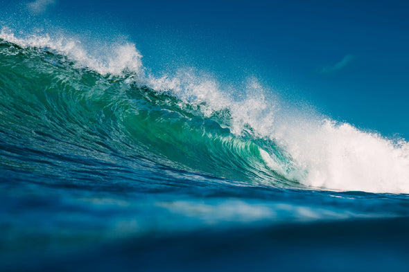 Turquoise Wave Ocean Photograph Print 100% Australian Made Stretched Canvas Ready to Hang - 1446