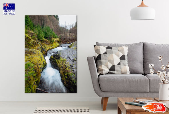 Lava Canyon Trail Stevenson View Print 100% Australian Made Stretched Canvas Ready to Hang - 1099