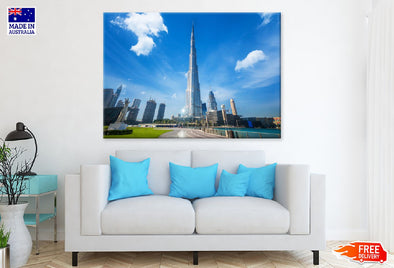 Dubai Burj Khalifa Photograph Print 100% Australian Made Stretched Canvas Ready to Hang - 1550