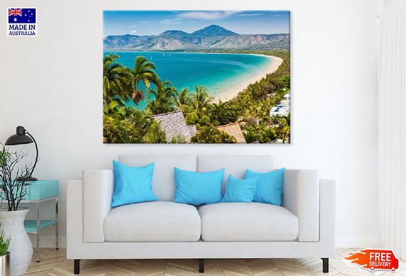 Port Douglas Beach Photograph Print 100% Australian Made Stretched Canvas Ready to Hang - 1359